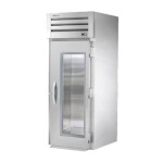 True STA1RRI-1G - Roll-In Refrigerator, one-section, (1) glass door, stainless steel front & sides